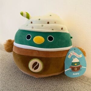 Nwt 7"  Avery  🦆 Green and Brown Plush Squishmallow